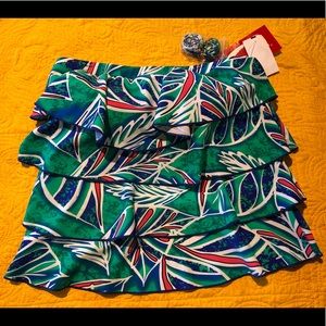 Ceeb Blue Green Swimsuit Top, Size 10